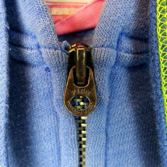 VTG Y2K PINK Victoria’s Secret UCLA Bruins Hoodie Womens XS Blue Academia RARE - Picture 6 of 15